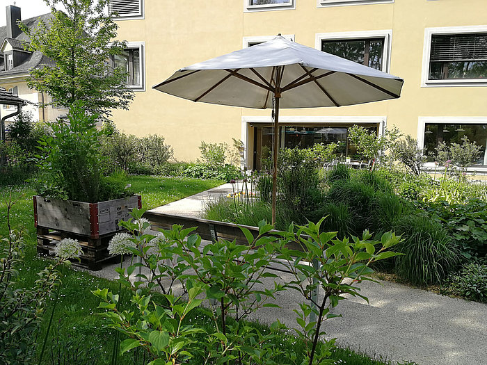 Gartenbau Bern, Dachterrasse