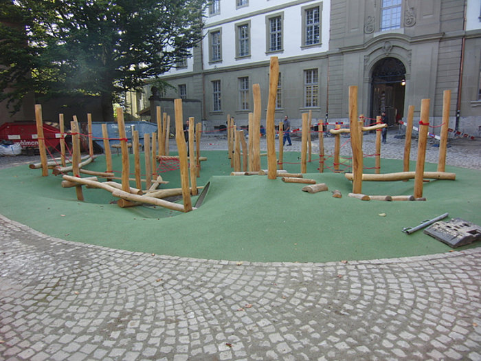 Neubau Spielplatz, Spielplatz Burgerspital Bern