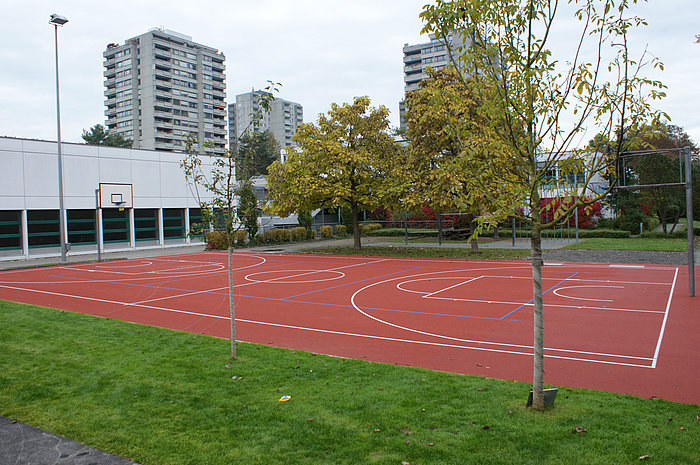 Gemüsegarten, Kindergarten, Sitzplatz, Verbundstein