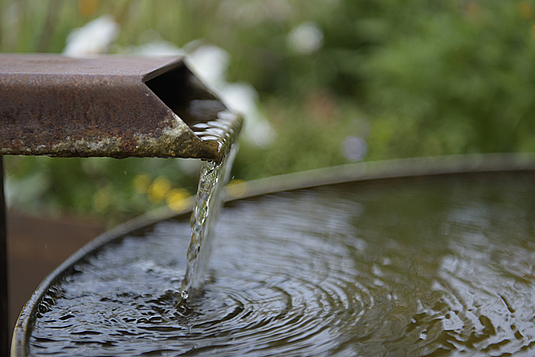 Gartenbau und Gartengestaltung mit Biotop, Stahlbecken, Badebrunnen in der Region Bern