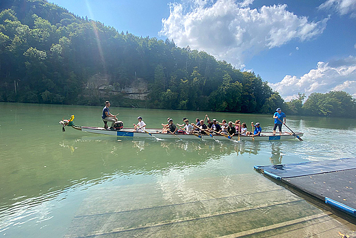 Ausfahrt mit dem Drachenboot Kuster Gärten 