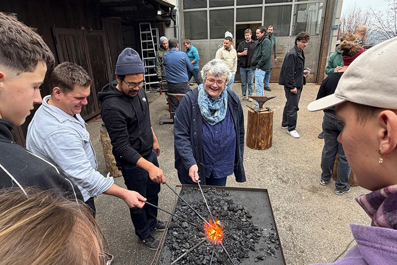 Weihnachtsanlass 2025 Kuster Gärten Tisch-Schmitte